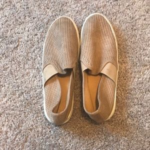 tan slip ons